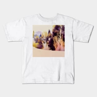 Frosty Branches Kids T-Shirt